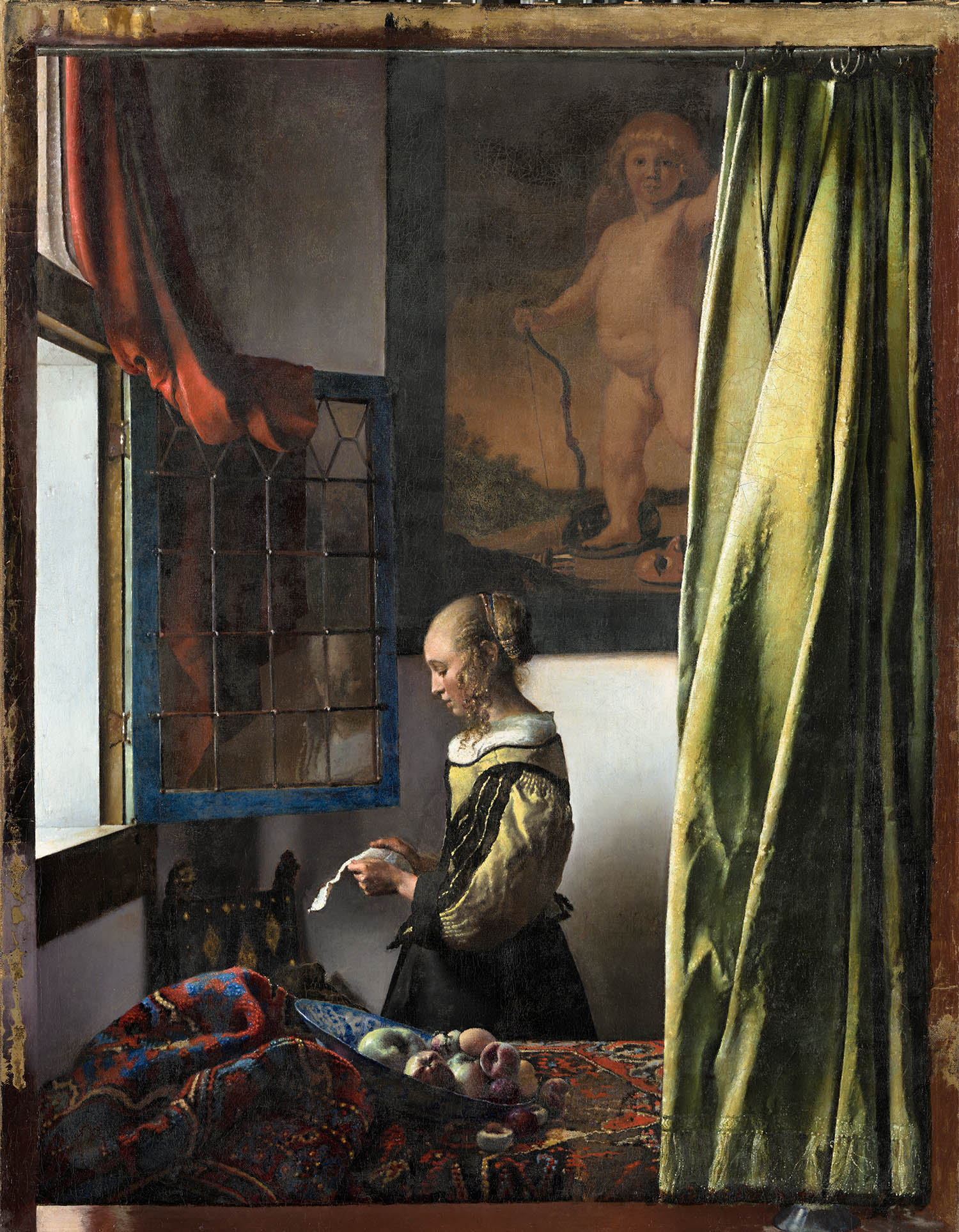 Johannes Vermeerin teos Kirjettä lukeva nainen 